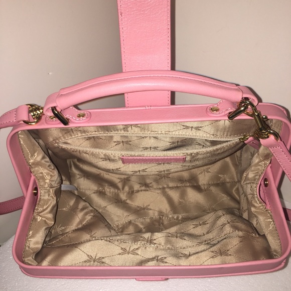 Talbots Pink Women’s Purse Satchel Cross Body Med - Picture 5 of 8